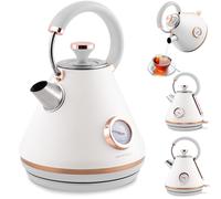 Bollitore elettrico con termometro da 1,7 litri Berdsen BD-701 bianco