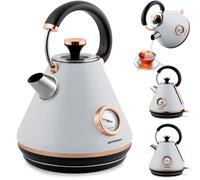 Bollitore elettrico con termometro da 1,7 litri Berdsen BD-701 grigio