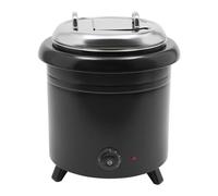 Bollitore elettrico da 13 l, per zuppe, per buffet catering gastro, uso commerciale e domestico, intervallo di temperatura: 30 - 85 °C