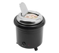Bollitore elettrico da 13 litri con inserto in acciaio inox rimovibile e coperchio, regolabile da 30 a 85 °C, per buffet catering gastro e feste