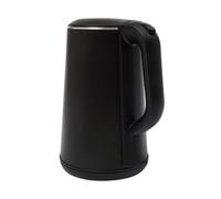 Bollitore elettrico da 1500 W, riscaldamento rapido da 1,6 l, schermo LED, interruzione automatica di corrente, protezione contro il funzionamento a secco con base riscaldante, nero
