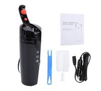 Bollitore elettrico da viaggio per auto, tazza riscaldata portatile da 400 ml con display digitale a LED, scaldabagno in acciaio inossidabile 304 per caffè e tè, potenza 70 W, a