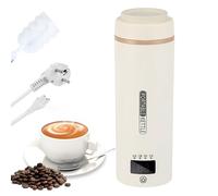Bollitore elettrico da viaggio, piccolo, 500 ml/300 W, bollitore portatile in acciaio inox 316, con 4 impostazioni di regolazione della temperatura e funzione di mantenimento del calore, bollitore da