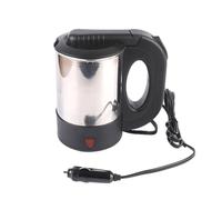 Bollitore elettrico da viaggio: scaldacqua portatile da 500 ml, da caffè per camion e auto da 12 V/24 V, bottiglia con per acqua calda, bollitore da viaggio in acciaio