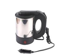 Bollitore Elettrico Di Auto,Bollitore Elettrico Da Viaggio, Scaldacqua Portatile 500ml, di caffè per auto in acciaio camion, bottiglia riscaldata vaso di d'acqua 12 V/24 V p