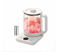 Bollitore elettrico, Funzioni di riscaldamento H18 in vetro borosilicato alto multifunzionale intelligente Teiera elettrica Funzione di conservazione del calore a ebollizione rapida Acciaio inossidabi