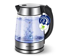 Bollitore Elettrico in Vetro Acciaio Inox 1,7 Litri Bollitura Rapida Electric