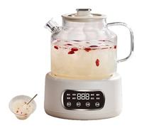 Bollitore elettrico in vetro da 1,2 litri, bollitore for la salute, bollitore elettrico multifunzionale con controllo della temperatura tramite microcomputer, protezione contro l'ebollizione