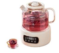 Bollitore elettrico in vetro da 1,2 litri con controllo della temperatura tramite microcomputer, protezione anti-ebollizione, bollitore elettrico for acqua calda for caffè o tè