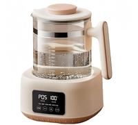 Bollitore elettrico intelligente, bollitore elettrico per acqua calda, pannello touch intelligente di grande capacità da 1,3 litri, prenotazione temporale disponibile, acciaio inossidabile 316 WHITE