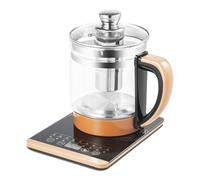 Bollitore elettrico multifunzione in vetro da 1,8l e 800W con touch screen e infusore for tè caffè zuppa e pentola calda profumata