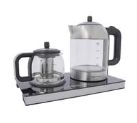 Bollitore elettrico multifunzione per uso domestico, bollitore elettrico con pannello di controllo touch, stazione da tè elettrica per preparare tè, caffè e acqua bollente