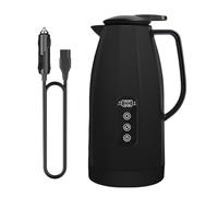 Bollitore elettrico per auto, 1,2 l, 2/24 Volt, bollitore elettrico senza BPA, con base a 360°, bollitore da viaggio per auto per acqua calda, caffè, caffè, camion, auto, viaggio, campeggio