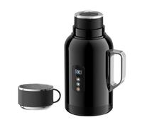 Bollitore elettrico per auto - Scaldacera a doppia tensione da 1500 ml, bollitore con capacità, guarnizione sicura | Accessorio interno veicolo professionale caffè tè caldo pasticceria