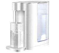Bollitore elettrico per erogatore di acqua calda da 3 litri, verde istantaneo, 5 temperature di marcia, funzione di riscaldamento rapido, caffè, tè, 2 uscite - Bollitore da appoggio White