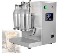 Bollitore elettrico per tè e latte, con timer regolabile, in acciaio inox 410r/min, include 2 tazze per frappè, caffè, succo di frutta, tè bolla, vino