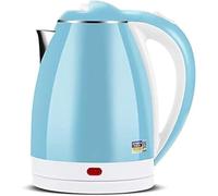 Bollitore Elettrico per Uso Domestico 2.0l Grande capacità 1500w Alta Potenza per Riscaldamento Rapido Bollitore Elettrico per tè, Acciaio Inossidabile, Senza Fili, Spegnimento Automat, Blue