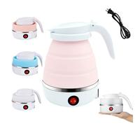 Bollitore elettrico portatile bollitore pieghevole for acqua calda bollitore elettrico pieghevole da viaggio portatile for una rapida bollitura dell'acqua(Pink)