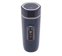 Bollitore elettrico portatile da 300 W, caldaia da viaggio, 220 V, 4 temperature regolabili per schermo LED Touch Screen da 350 ml, caldaia rapida a doppio strato, thermos in acciaio inox per latte