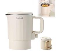 Bollitore elettrico portatile da viaggio mini bollitore elettrico pieghevole da 0,8l pentola elettrica pieghevole multifunzionale in acciaio inossidabile 304