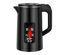 Bollitore elettrico, teiera elettrica, bollitore ad acqua in acciaio inox, bollitore ad acqua isolato, scaldabagno per amici, familiari, adulti e donne