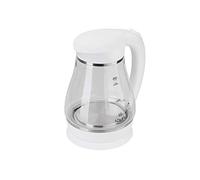 Bollitore Ad 1274 Standard, Plastica, Vetro, Bianco / trasparente, 2200 W, Base Girevole A 360, 1,7 L