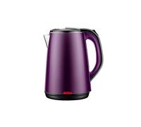 Bollitore Fast Boil Elettrico con Filtro Riutilizzabile Doppia Parete Isolante E Silicone Sigillato A Secco Protezione A Secco 1,8 Litri 1500w Viola E Acciaio Inossidabile
