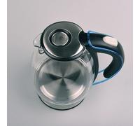 Bollitore Feel Maestro MR-054 Azzurro Nero Argentato Acciaio inossidabile Cristallo 2200 W 1,7 L