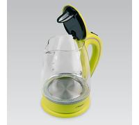 Bollitore Feel Maestro MR-064 Verde Trasparente Vetro 2000 W 1,7 L NEW