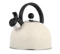 Bollitore Fischio in Acciaio Inox 2,5l per Bevande Calde | Uso Domestico, Adatto a Tè e Caffè, Capacità Familiare, Impugnatura Facile, per Casa e Preparazioni Calde