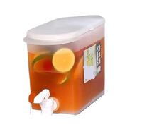 Bollitore For Bevande Fredde Di Grande Capacità Da 3,5 L/5 L Con Rubinetto Nel Frigorifero, Erogatore Di Bevande Ghiacciate, Brocca For Acqua Fredda For Bevande Estive(White-1pcs-3.5L)