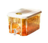 Bollitore freddo con base staccabile e rubinetto erogatore portatile 2L brocca per succo per frigorifero, picnic, campeggio e feste, brocca per acqua in plastica senza BPA, con filtro a rete