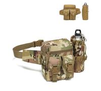 Bollitore fuori dal piccolo marsupio multifunzione borsa per attrezzi da ciclismo viaggio da uomo e donna sport piccola borsa da petto, CP mimetico, Amante dell'Outdoor Fan Militare