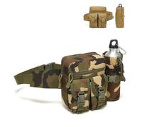 Bollitore fuori dal piccolo marsupio multifunzione borsa per attrezzi da ciclismo viaggio da uomo e donna sport piccola borsa da petto, Mimetico giungla, Amante dell'Outdoor Fan Militare