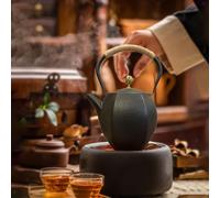 Bollitore giapponese in ghisa con coperchio per regali di San Home