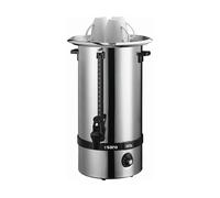 SARO HOT DRINK - Bollitore per vin brulé/distributore di acqua calda per gastronomia e buffet, da 19 l, acciaio inox, temperatura regolabile, rubinetto di sicurezza, per bevande calde, 2,4 kW, 230 V