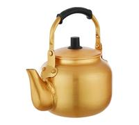 Bollitore in alluminio, riutilizzabile, per caffè, tè, caffè, 17,8 x 23,9 x 21,6 cm, leggero, bollitore per acqua, per escursioni, picnic, viaggi, campeggio all'aperto