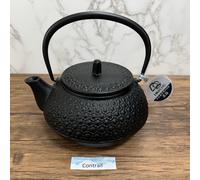 Bollitore in ferro Nambu Tekki Nanbu Teiera Kikkou Tetsubin Nero Iwachu 22 oz...