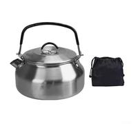 Bollitore leggero in acciaio inox 0 8L per riscaldamento rapido nelle avventure all'aperto (colore naturale)
