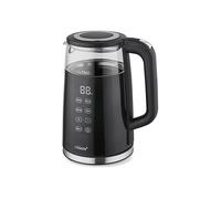 Bollitore Feel Maestro MR-049 Nero Trasparente Cristallo Vetro Borosilicato 2200