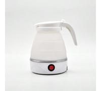 Bollitore mini pieghevole da 600 ml, riscaldatore d'acqua portatile da 600 W in silicone, bollitore elettrico facile da usare, ideale per i viaggi Silicone