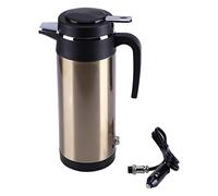 bollitore per acqua portatile da 800 ml 12 V in auto,Bollitore per auto, bollitore rapido in acciaio inox, tazza riscaldante elettrica, uso da viaggio per la preparazione del caffè in auto