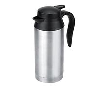 Bollitore per auto, 12 V, 120 W, 750 ml, in acciaio inox, bollitore viaggio, con accendisigari, portatile, per acqua calda, caffè, tè