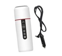 Bollitore per auto Caldaia Caldaia Bollitore per Tè Caffè Latte Riscaldato Bianco 7x22,5 cm