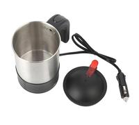 Bollitore per auto - Scaldacqua portatile da viaggio elettrico da viaggio 17 x 15 x 11 cm, di riscaldamento con spegnimento automatico plug-in | Campeggio pendolari Viaggi su strada per gite in
