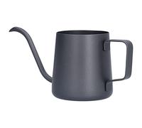 Bollitore per caffè a becco lungo e stretto, bollitore per tè con becco a collo di cigno per il metodo pour-over, in acciaio inox 304 di qualità alimentare con impugnatura ergonomi