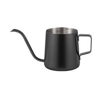Bollitore per caffè da versare - gocciolatore in metallo, strumento per versare il caffè con beccuccio stretto, contenitore manuale compatto, set portatile da 250 ml, per casa, viaggi, campeggio, ecc