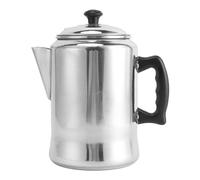 Bollitore per caffè in alluminio con beccuccio per acqua calda, caldaia a conduzione rapida del calore, teiera con forma a V, per campeggio, domestica, gas a induzione