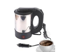 Bollitore per camion - Scaldacqua per auto da 12 V 24 V, bottiglia da caffè portatile, riscaldante in acciaio inossidabile con spegnimento automatico | Bollitore da viaggio riscaldato per