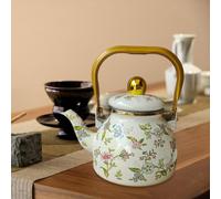 Bollitore per il tè in smalto a prova di perdite, brocca per acqua e succo,